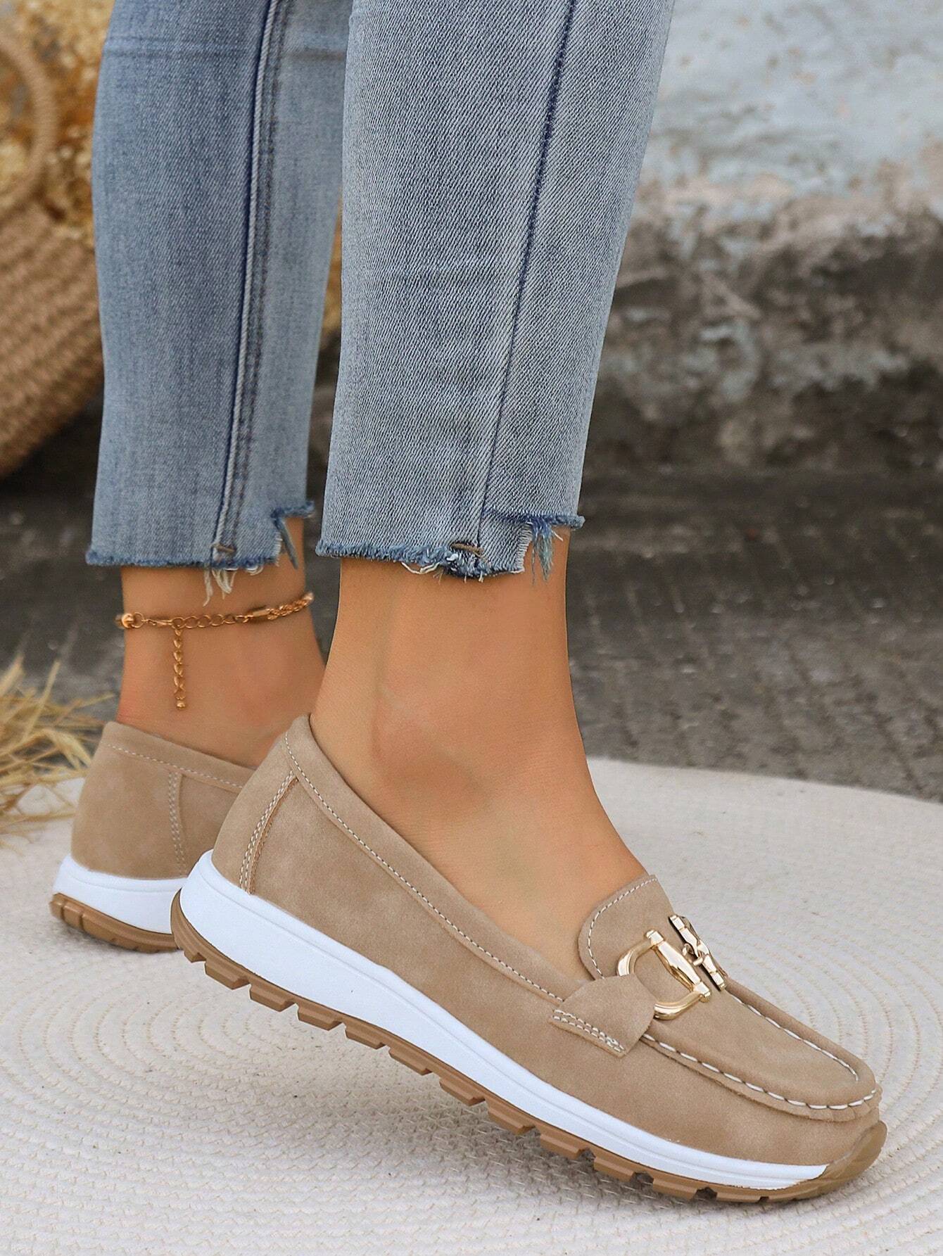 Ellie Flat Buckle Loafers