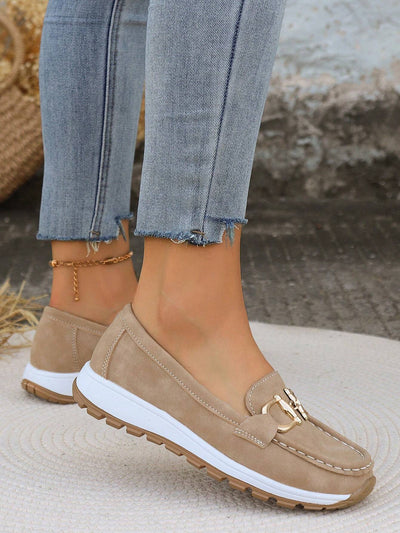 Ellie Flat Buckle Loafers