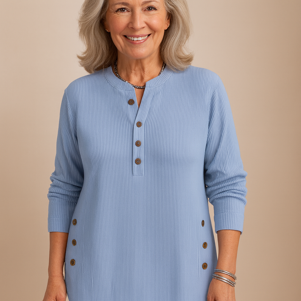 Elisanne™ Button-Detail Knit Top