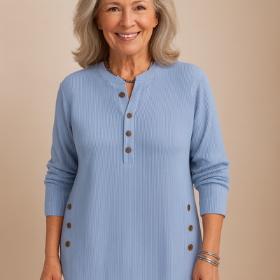 Elisanne™ Button-Detail Knit Top