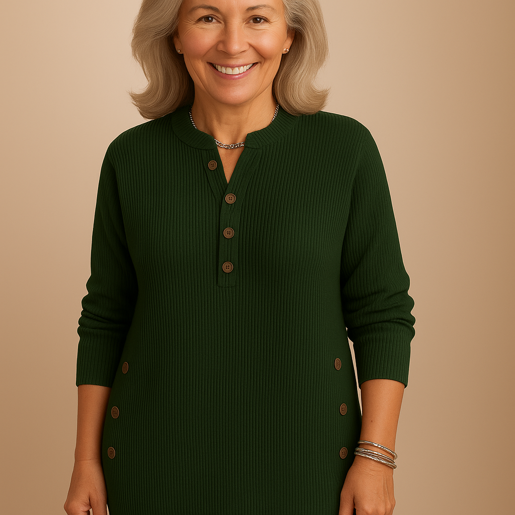 Elisanne™ Button-Detail Knit Top