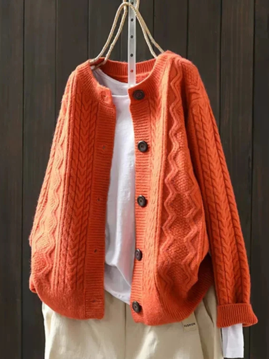 Lorenza Cable Cardigan