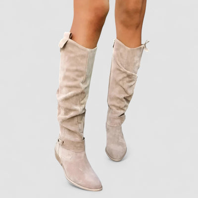 Nora Suede Tall Boot