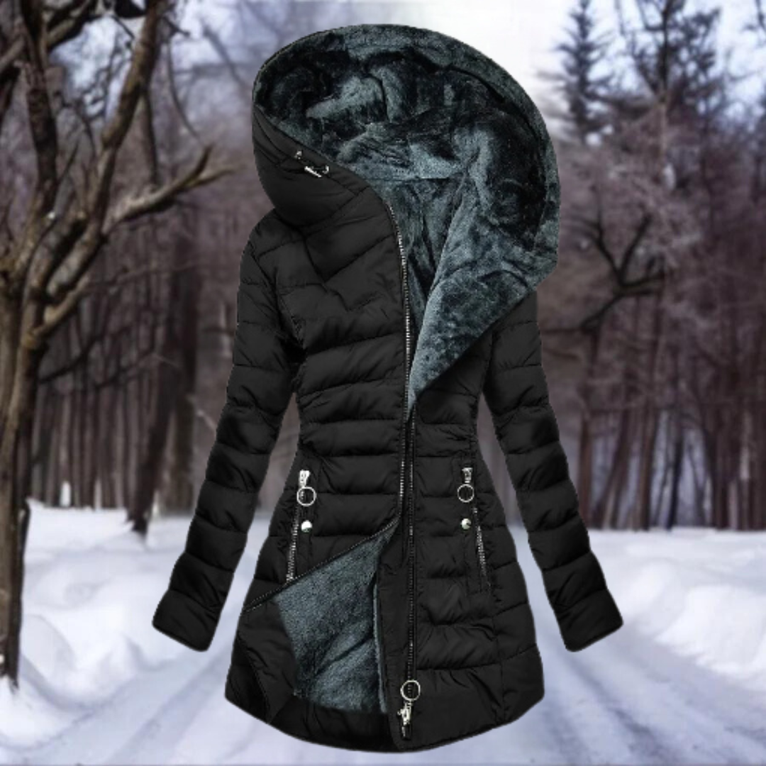 Clarisse™ Luxe Fur-Lined Winter Jacket