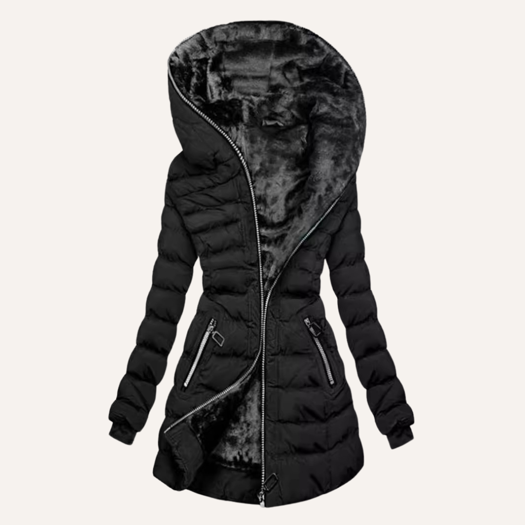 Clarisse™ Luxe Fur-Lined Winter Jacket