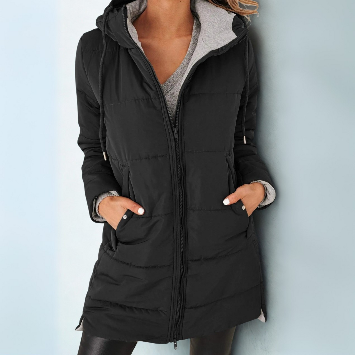 Ainsley™ | Casual Hooded Puffer Down Jacket