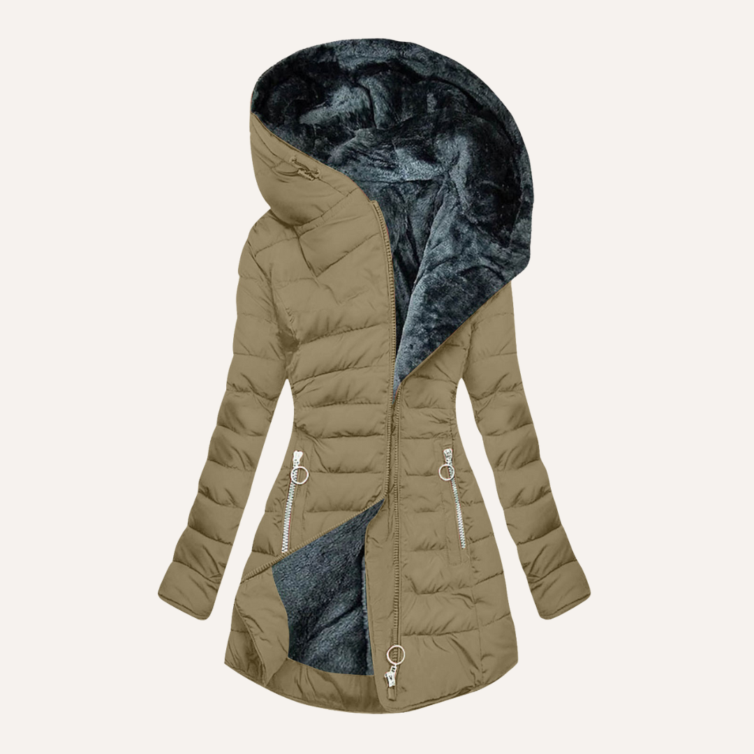 Clarisse™ Luxe Fur-Lined Winter Jacket