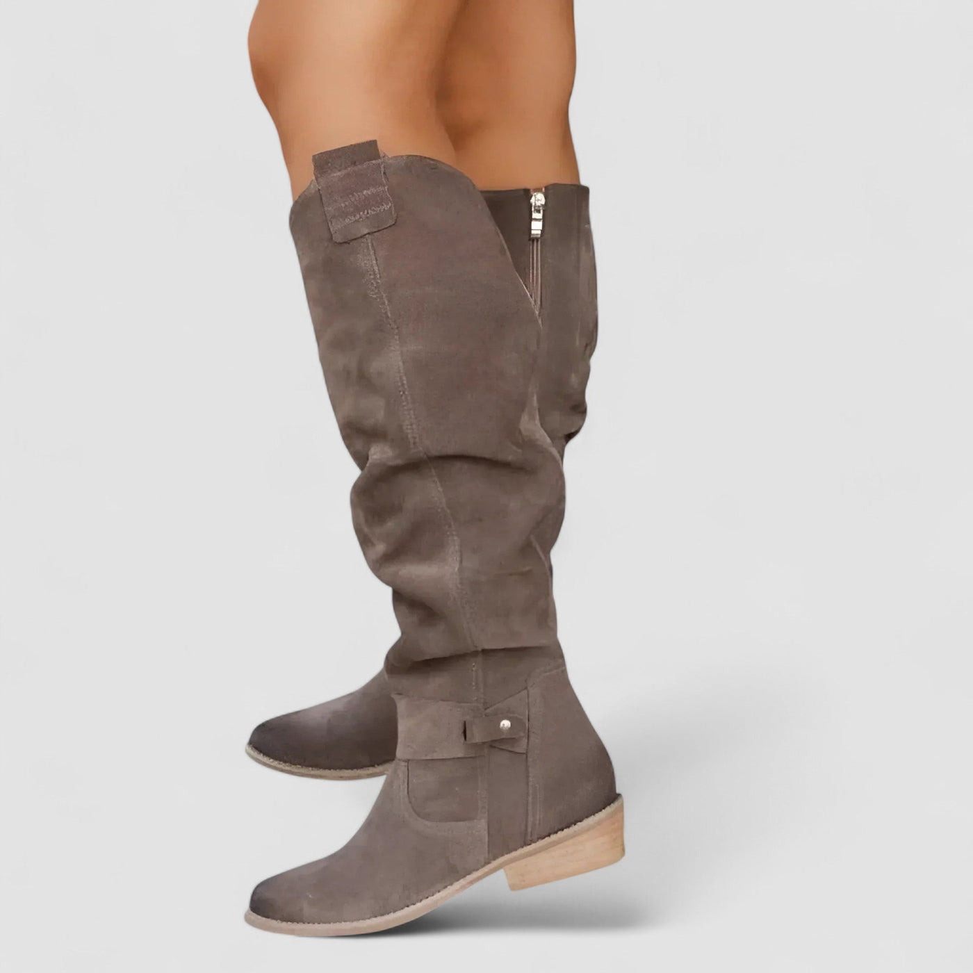 Nora Suede Tall Boot