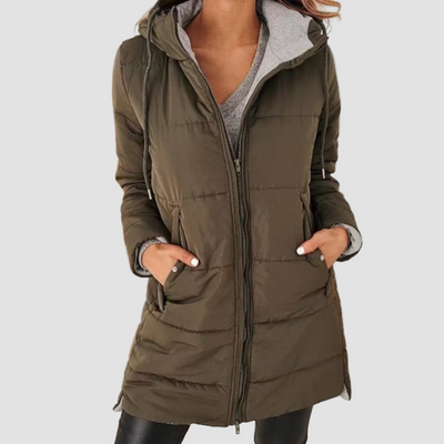 Ainsley™ | Casual Hooded Puffer Down Jacket