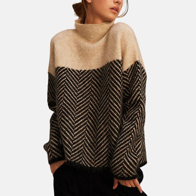 Eva™ Herringbone Knit Sweater