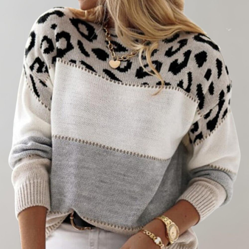 Charlene Leopard Sweater