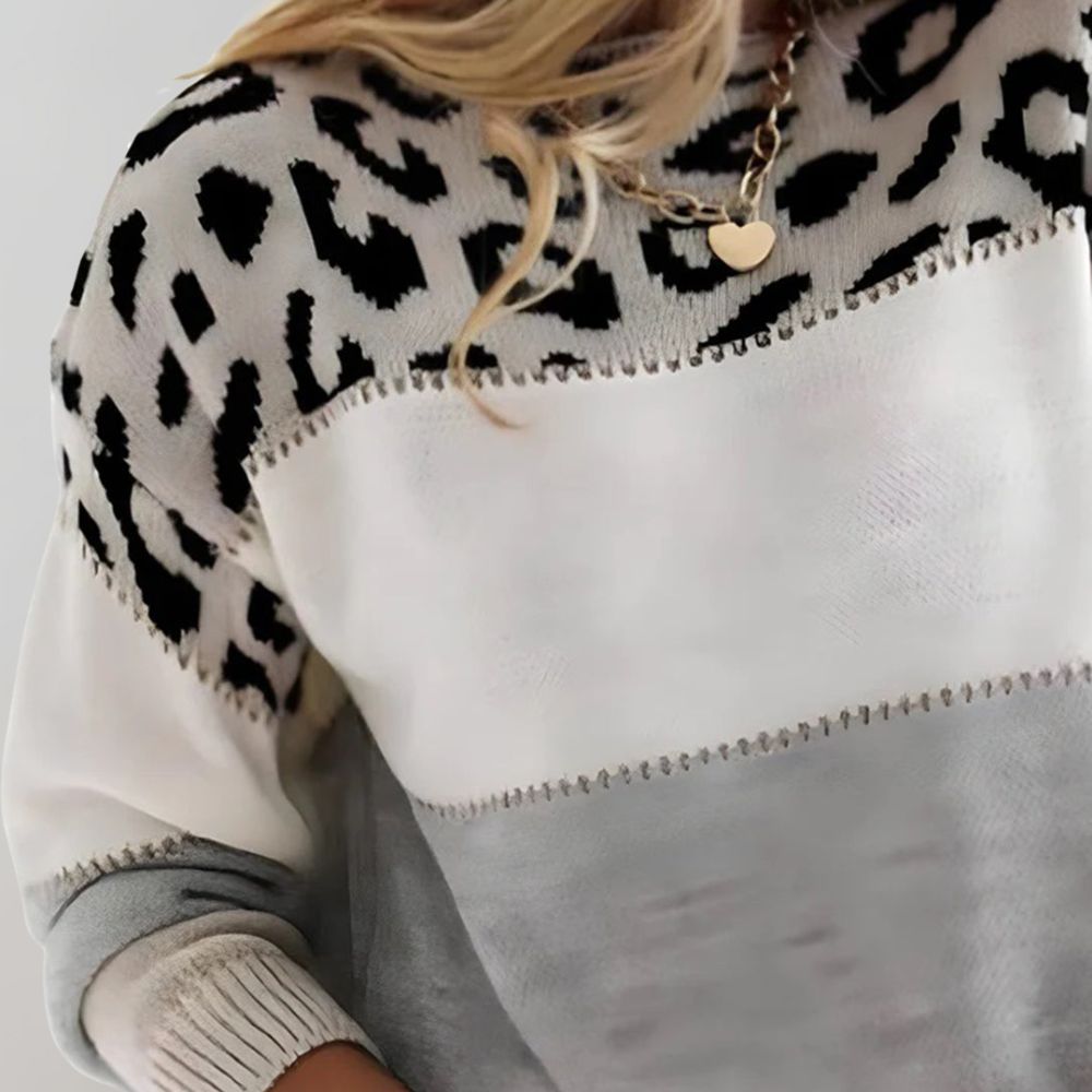 Charlene Leopard Sweater