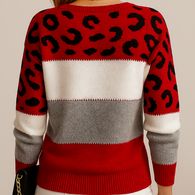 Charlene Leopard Sweater