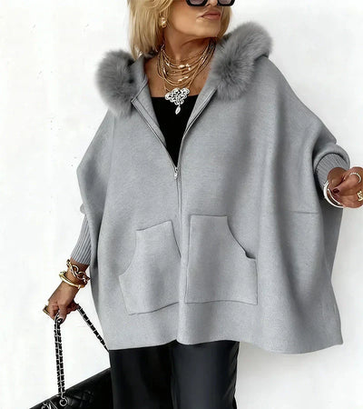 ARABELLE™ | Casual Hooded Coat with Fur Collar