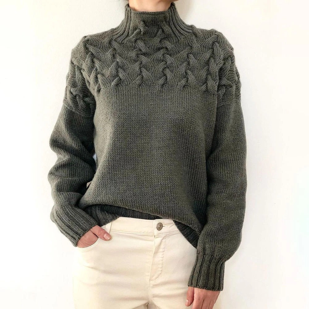 Charlotte™ | Cozy Turtleneck Knit Sweater