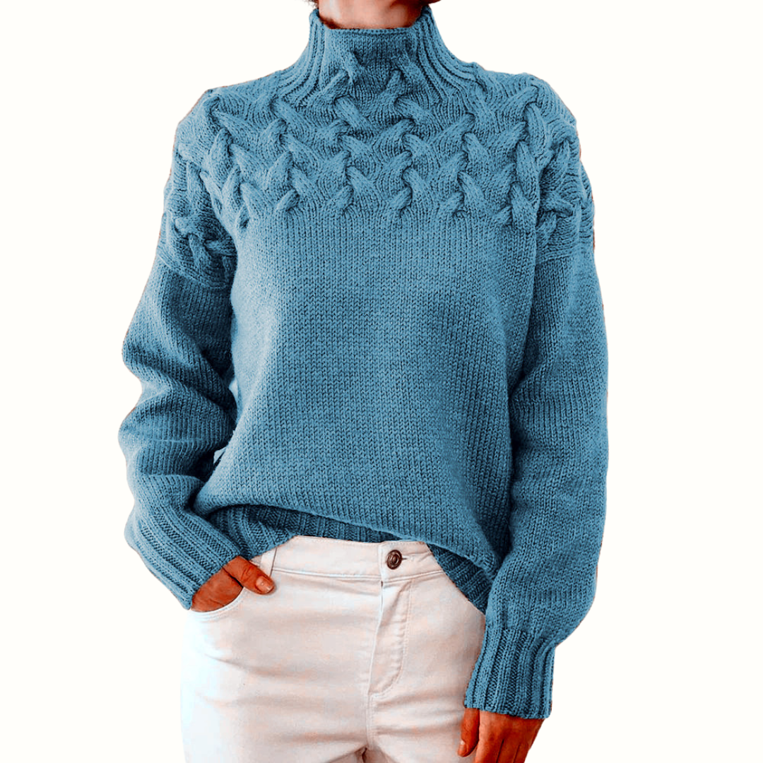 Charlotte™ | Cozy Turtleneck Knit Sweater