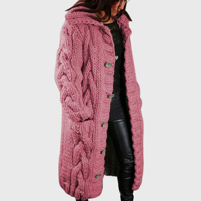 Elowyn™ Chunky Knit Long Coat