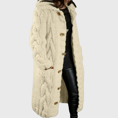 Elowyn™ Chunky Knit Long Coat
