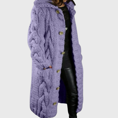 Elowyn™ Chunky Knit Long Coat