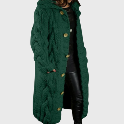Elowyn™ Chunky Knit Long Coat