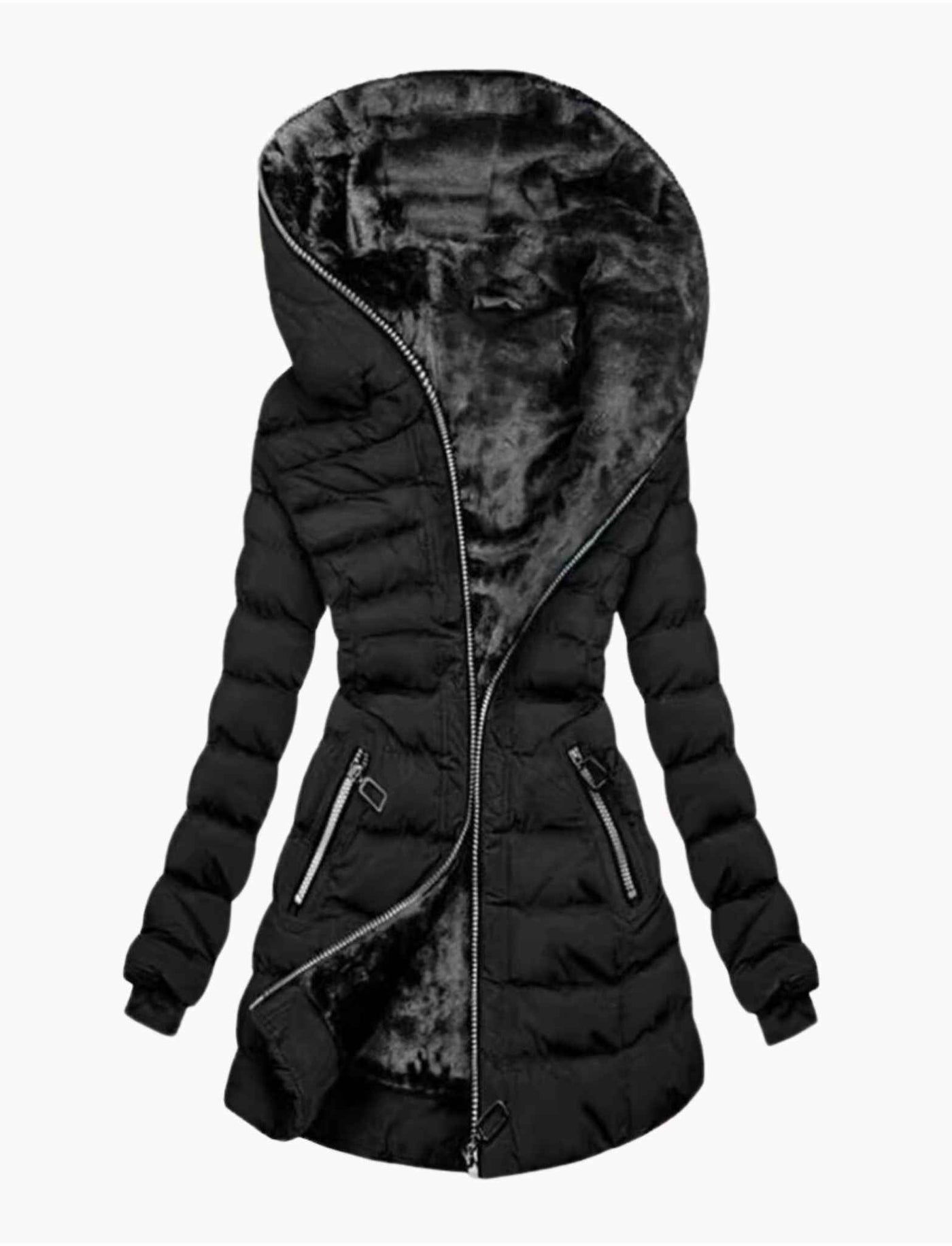Clarisse™ Luxe Fur-Lined Winter Jacket