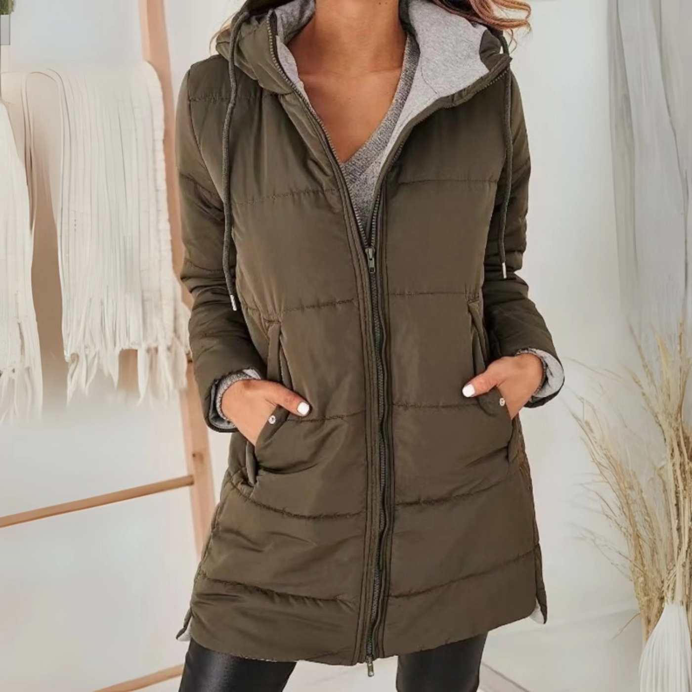 Ainsley™ | Casual Hooded Puffer Down Jacket