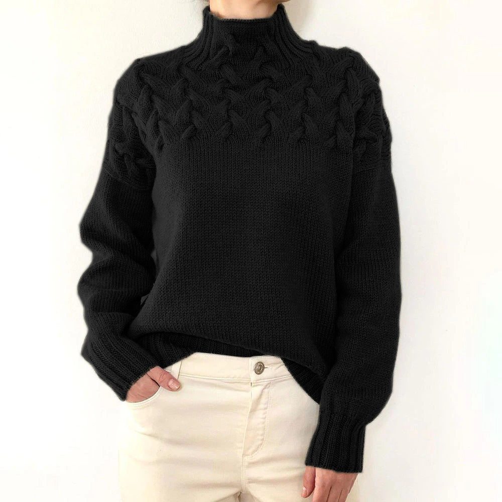 Charlotte™ | Cozy Turtleneck Knit Sweater
